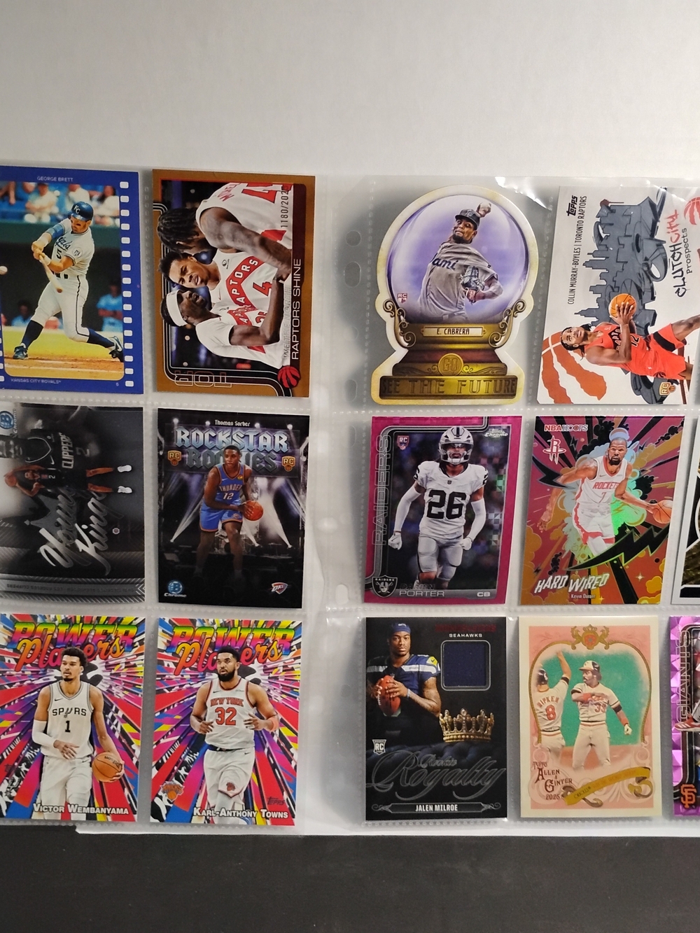 Lot Of 18 Sport Cards Inserts Mlb Nba Nfl